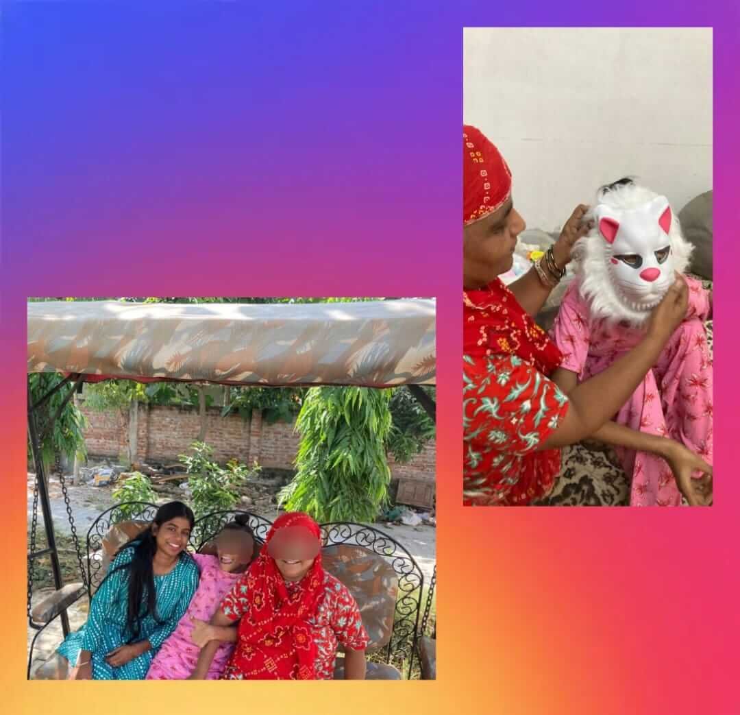 Kiran with cerebral palsy