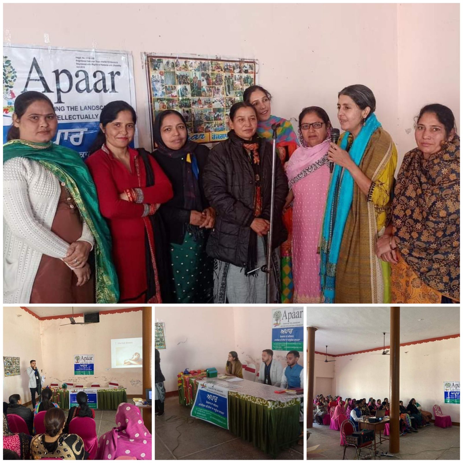 Celebrated 3rd dec 2021 world disability day and awareness event at kotli than singh village distt. Jalandhar