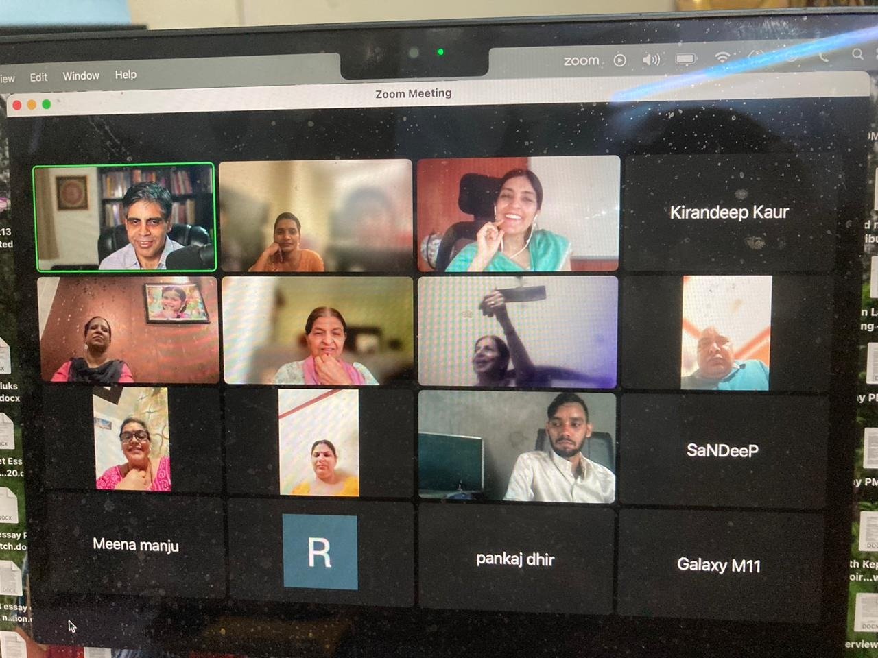 Zoom call with All Apaar Parents And Caregivers